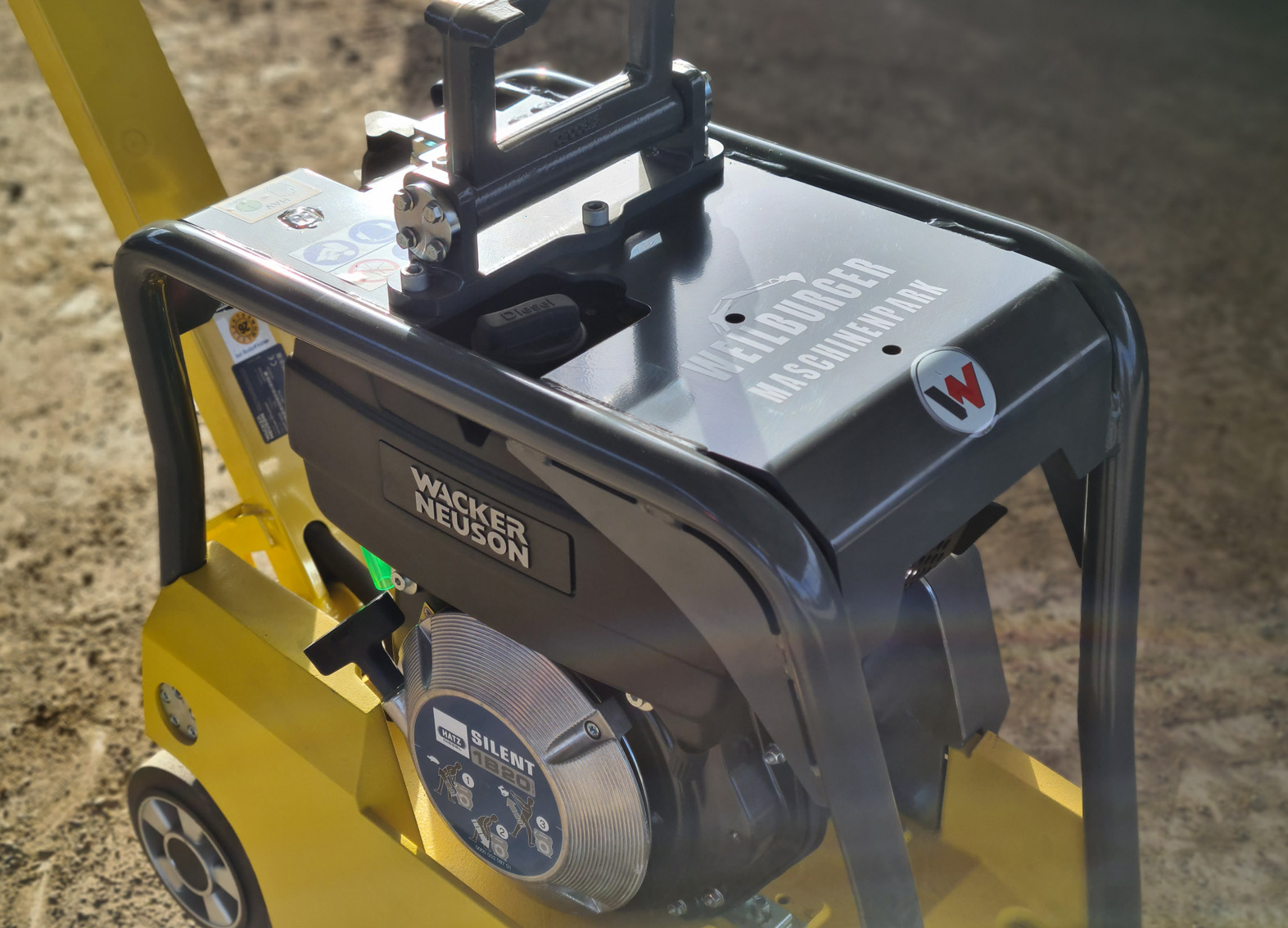 160 kg Rüttelplatte mieten - Wacker Neuson DPU 2540H
